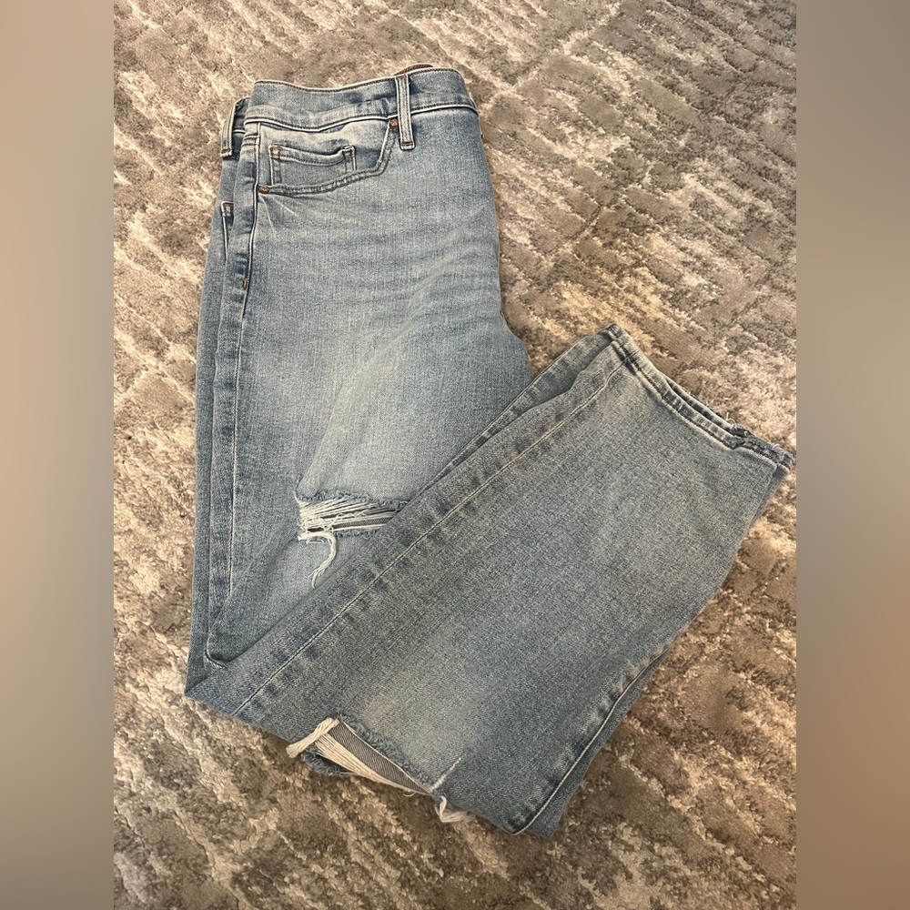 Express Straight Ankle High Rise Jean